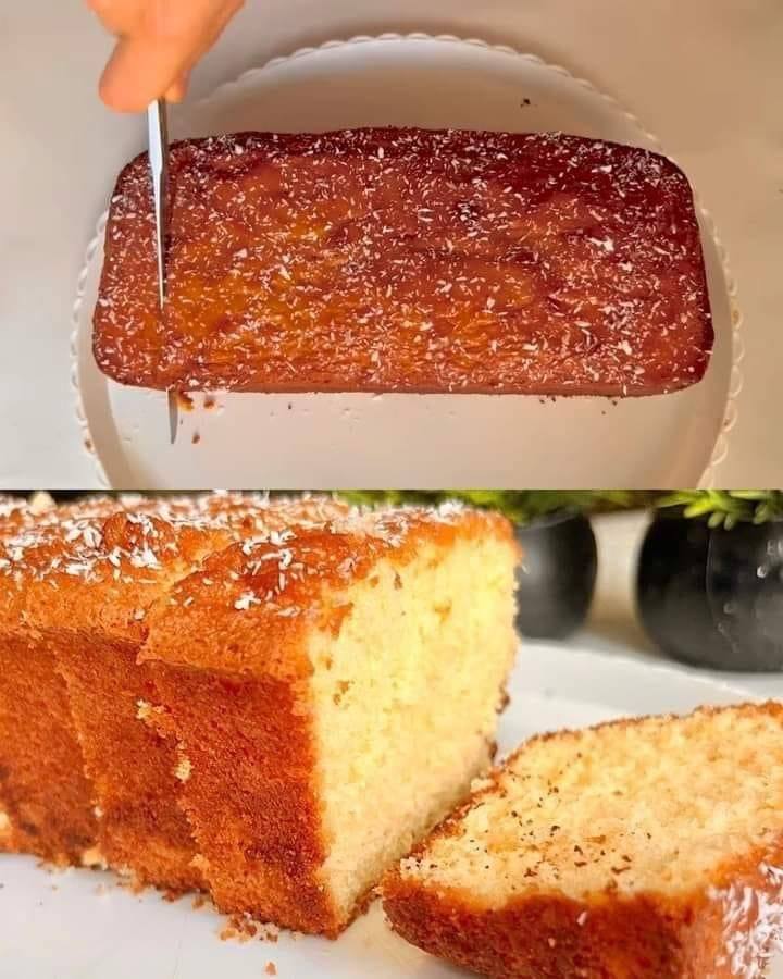 Orange Cake with Honey and Coconut