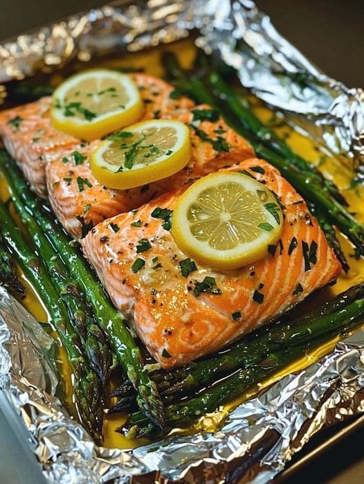 Baked honey lime garlic butter salmon