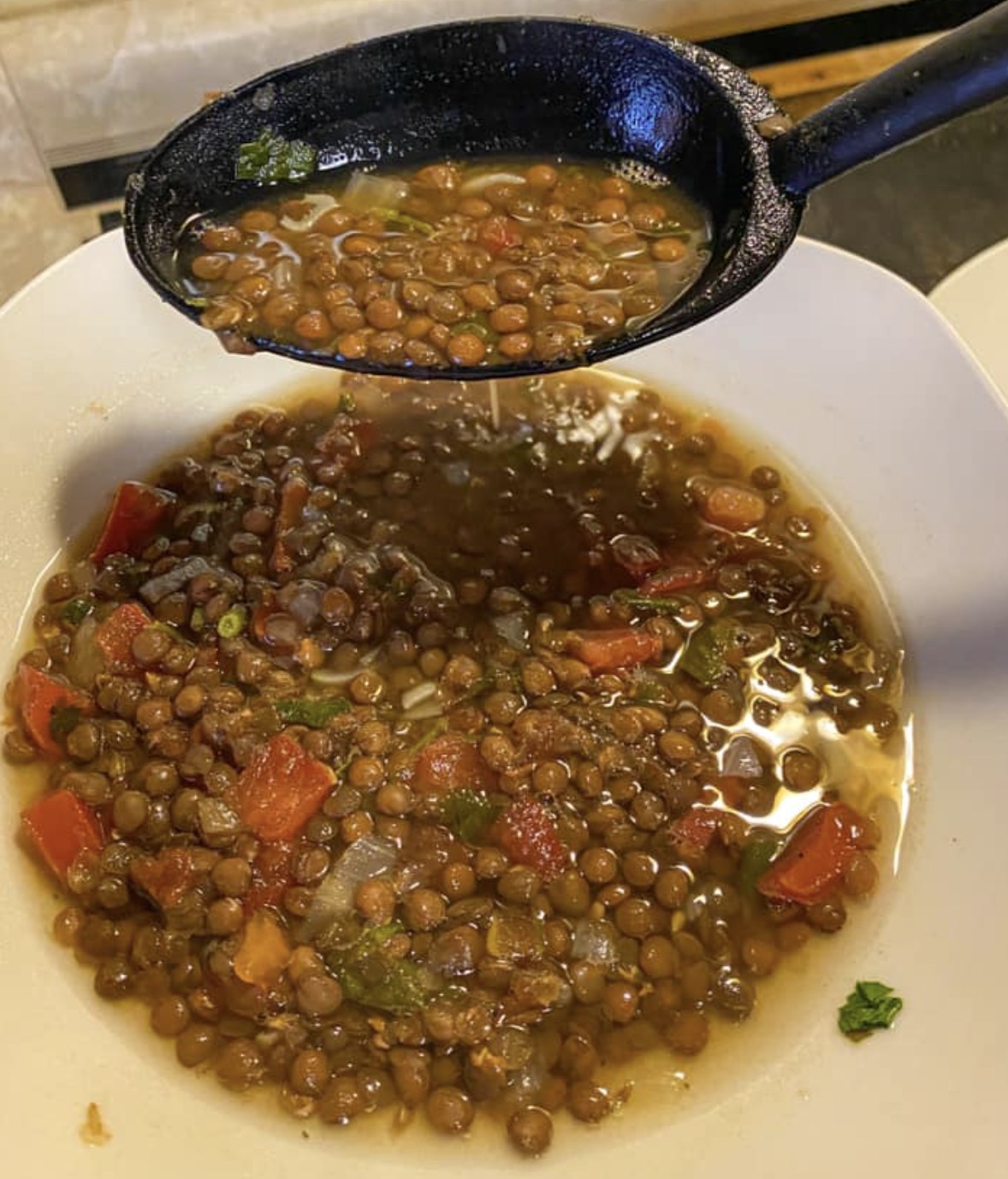 Mexican Lentejas (Lentil Soup)