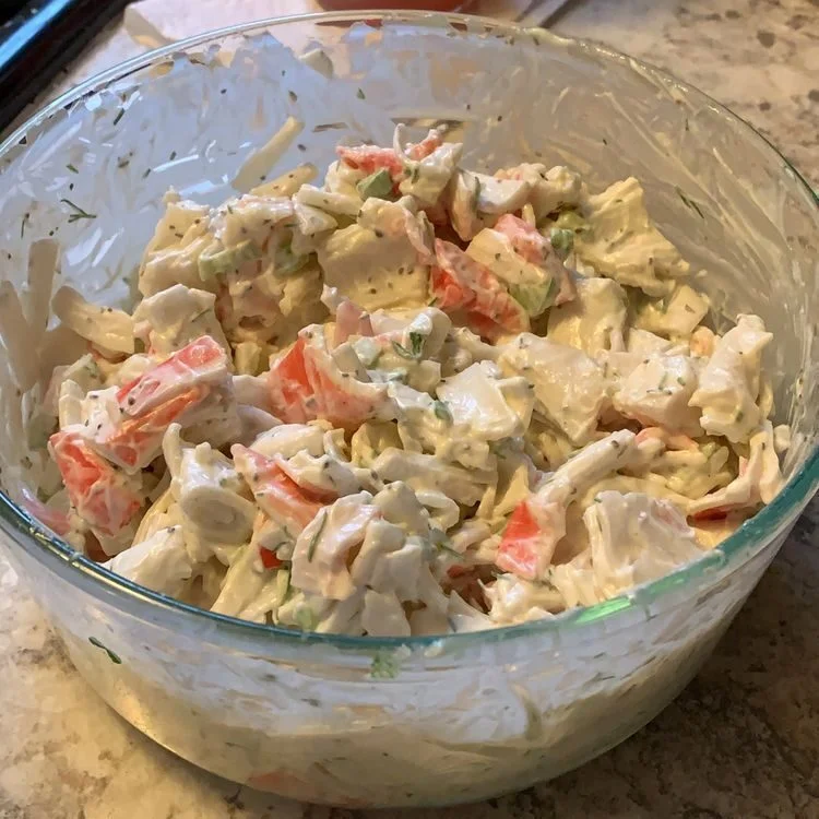 keto seafood-salad