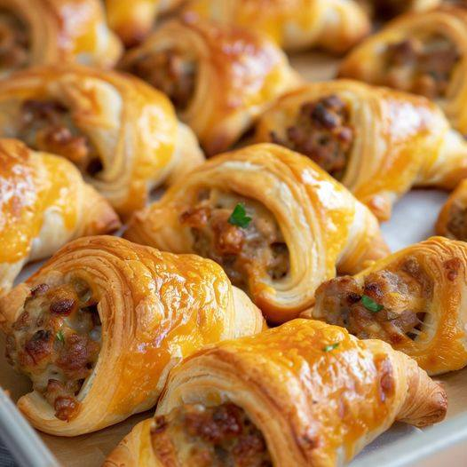 Sausage and Cream Cheese Crescent Rolls