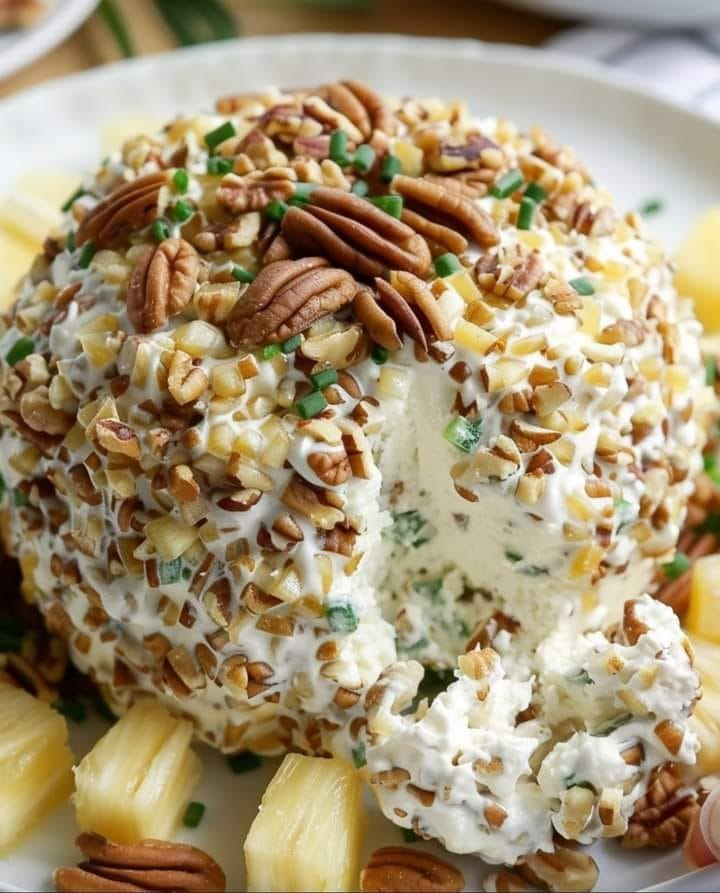 Heavenly Pineapple Cheeseball: The Ultimate Party-Friendly Snack