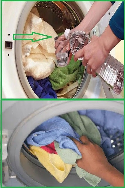 For this reason, you should add vinegar to the washing machine at least once a month.