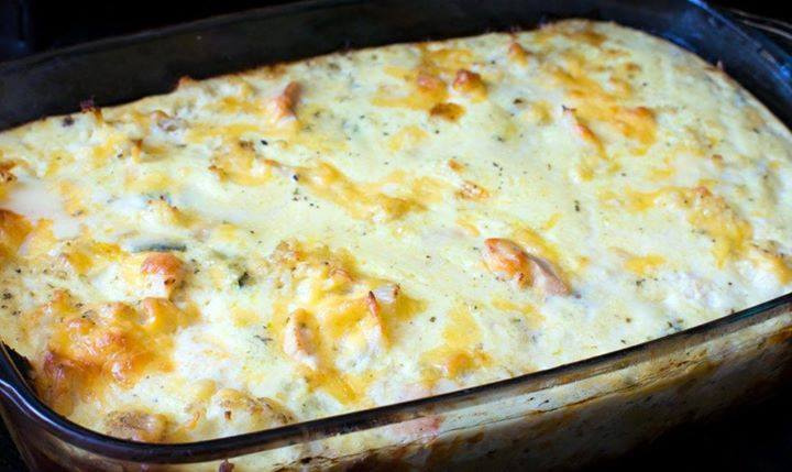 CREAMY CHICKEN & RICE CASSEROLE