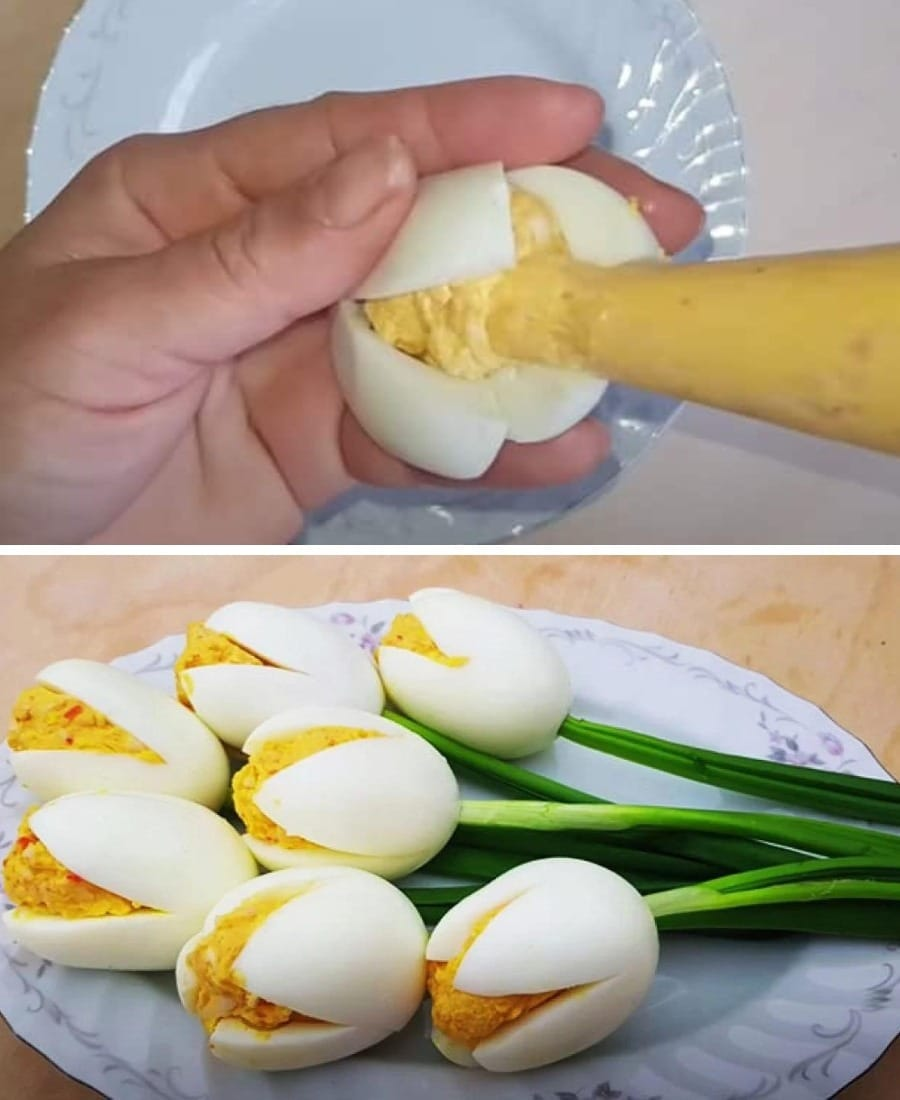 DEVILED EGG BOUQUET RECIPE  