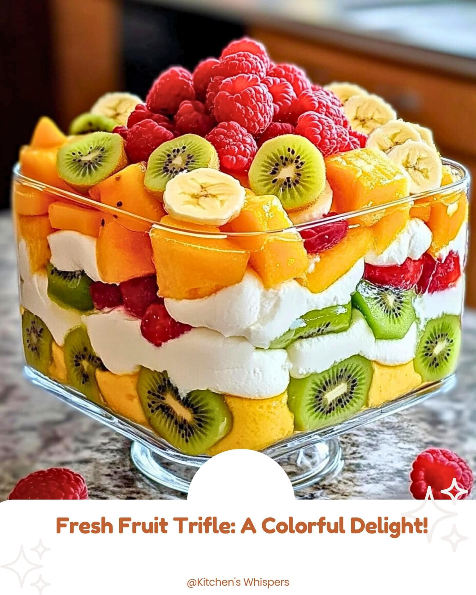 Fresh Fruit Trifle: A Colorful Delight!