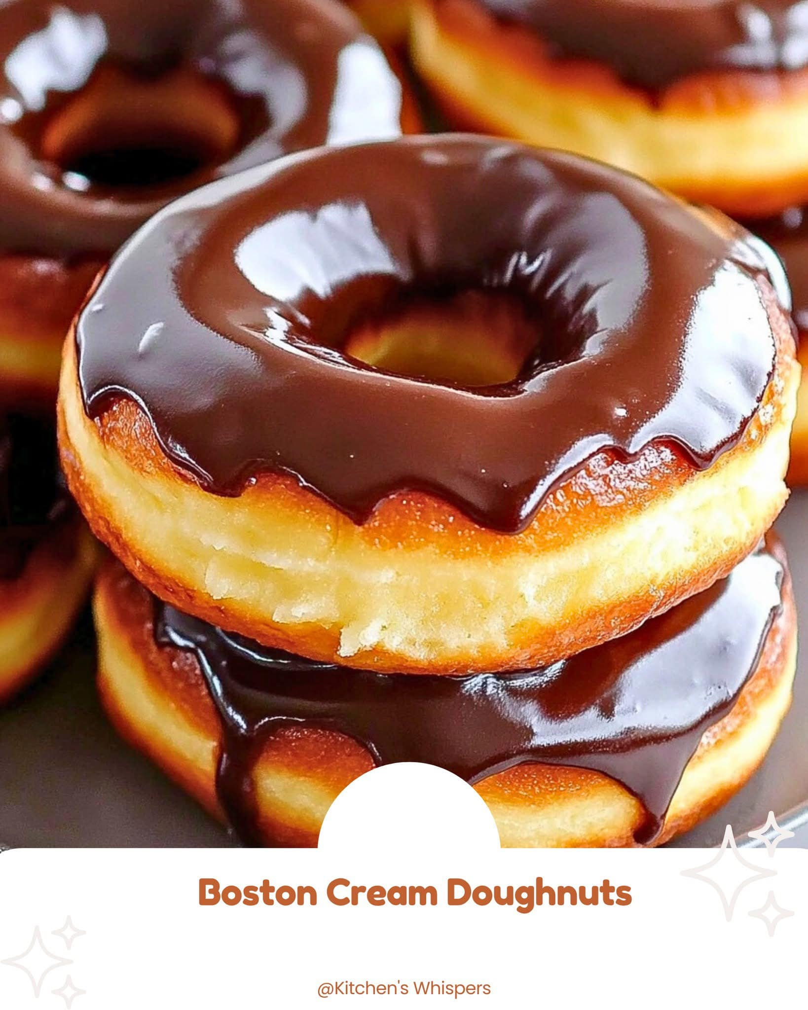 Boston Cream Doughnuts