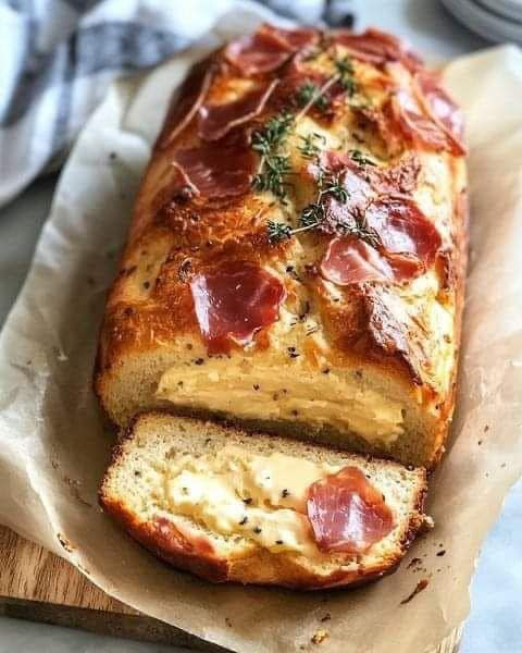 Prosciutto and Camembert Loaf