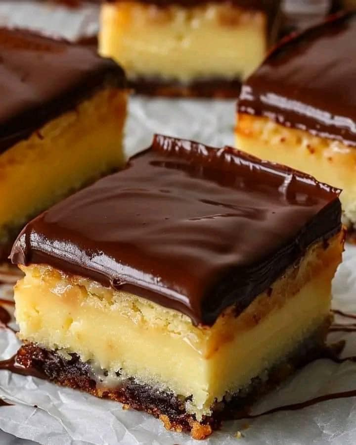 Boston Cream Dessert Bars