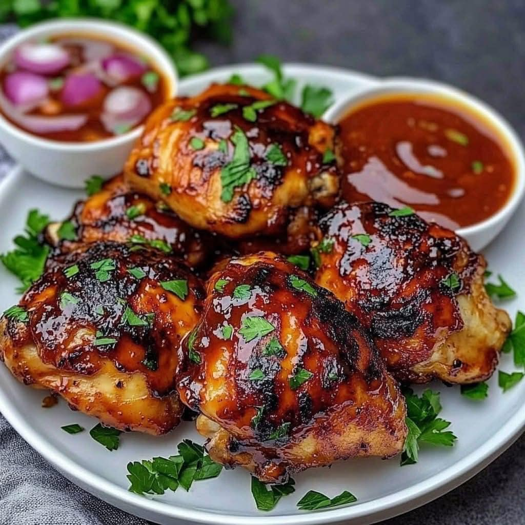 BBQ Chicken with Barbecue Sauce 