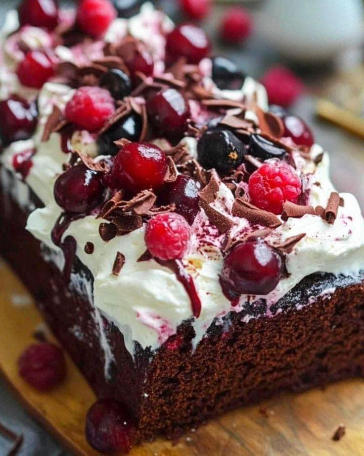 Black Forest Loaf Cake 