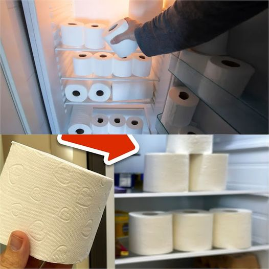 Put the Toilet Paper in the Fridge for a Relaxing Trick