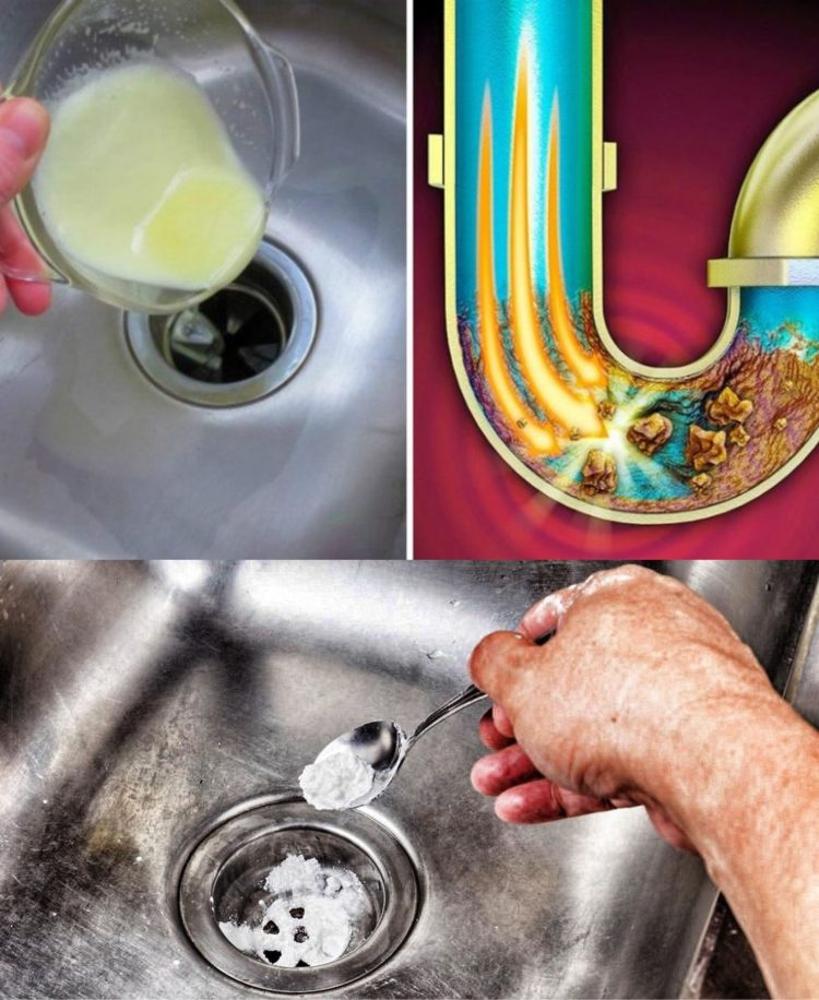 The natural homemade mixture to unclog a clogged pipe in 10 seconds