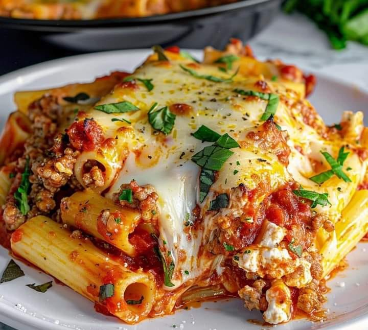 Slow Cooker Baked Ziti Recipe