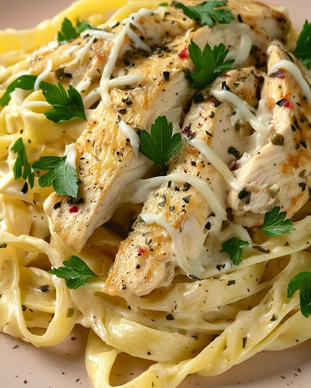 😋 Chicken Fettuccine Alfredo 😋