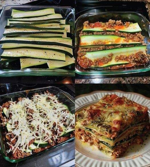 Keto Zucchini No Noodle Lasagna