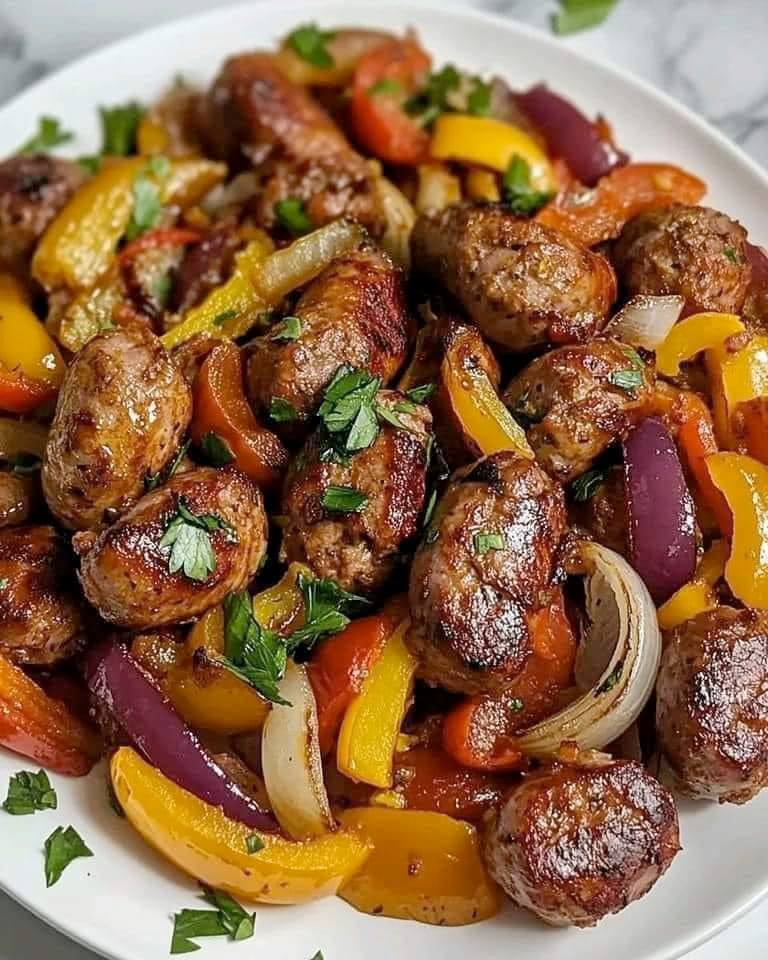 ITALIAN SAUSAGE WITH PEPPERS AND ONIONS FEAST