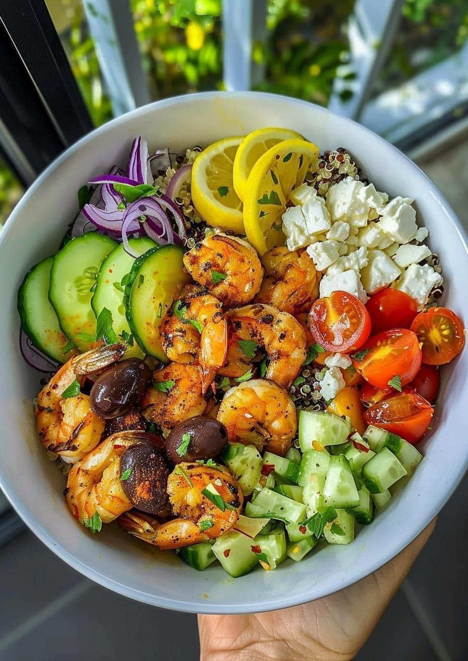 Shrimp Bowl with Quinoa Recipe