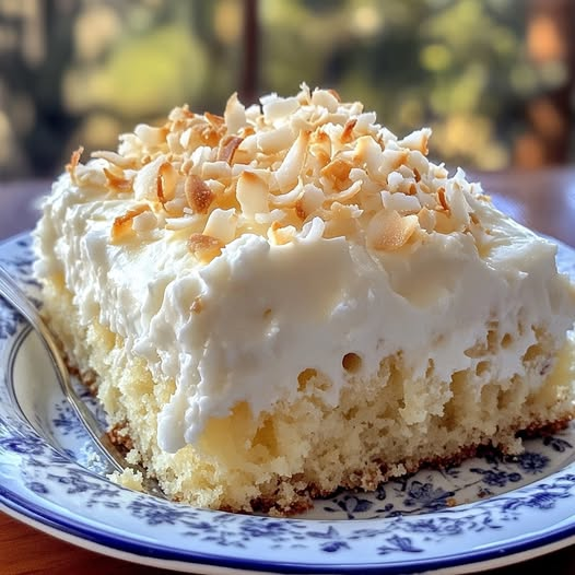 Dreamy Coconut Poke Cake