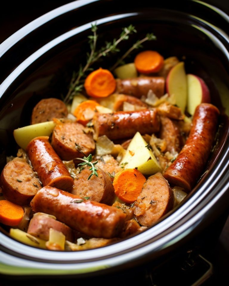 Butcher from my local Amish-store shared this recipe with me, but you can get the ingredients anywhere, it’s perfect on a cold winter night!