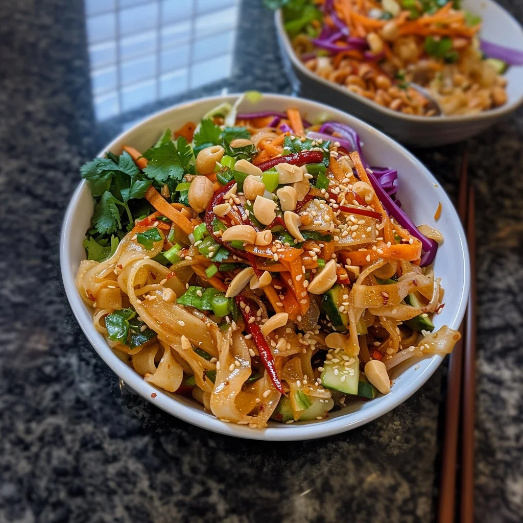 Vegan Peanut Noodle Salad