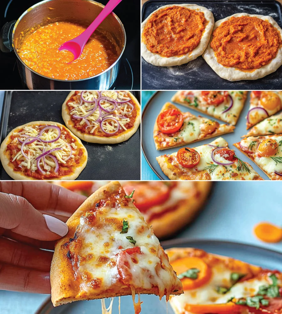 Vegan Red Lentil Pizza