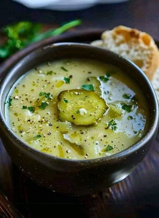 Vegan Dill Pickle Soup