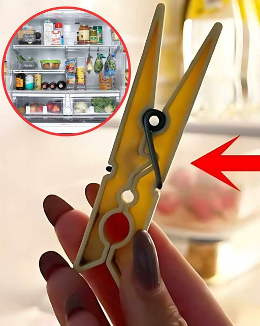 Put A Clothespin In The Refrigerator: It Could Solve This Annoying Problem For You