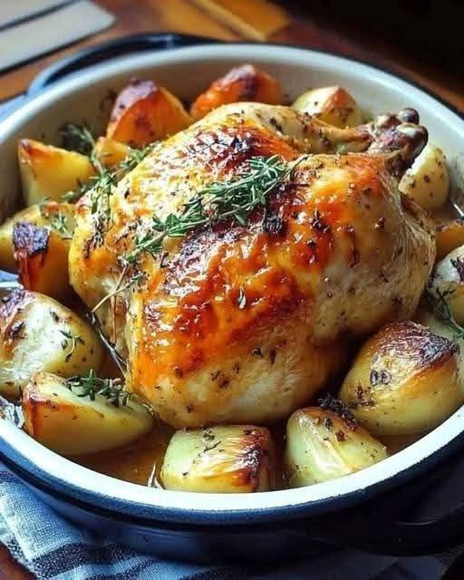 Dutch Oven Roast Chicken