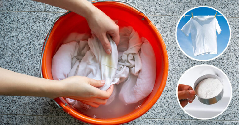 How to whiten white clothes and remove old yellowish stains