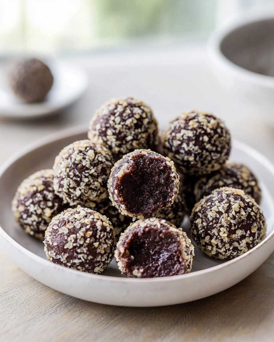 Chocolate Brownie Date Balls