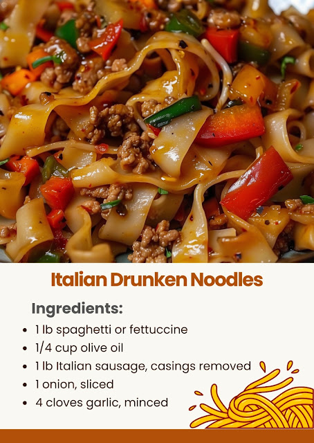 Italian Drunken Noodles