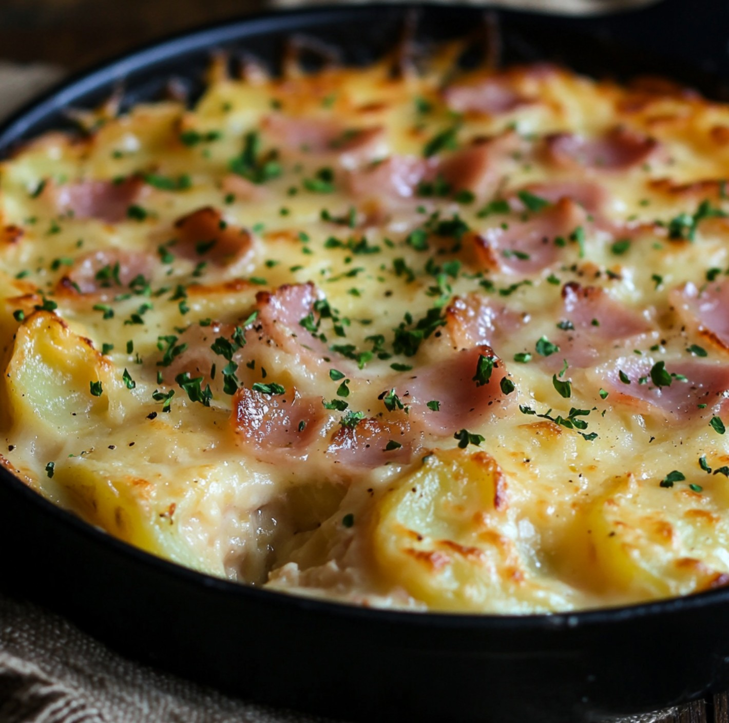 Ham and Potato Au Gratin