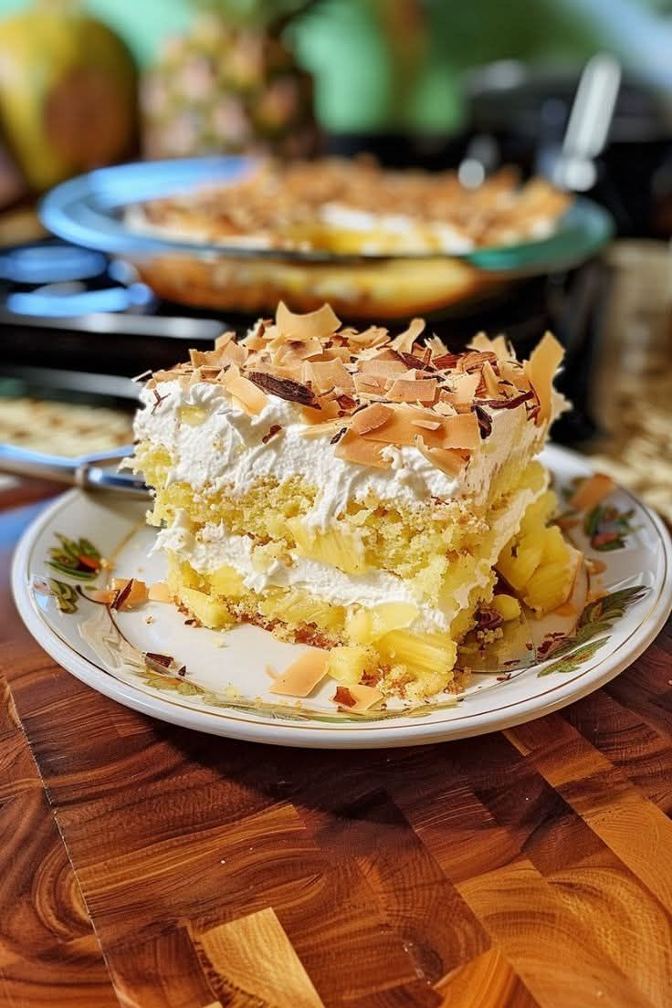 Pineapple Coconut Dream Cake