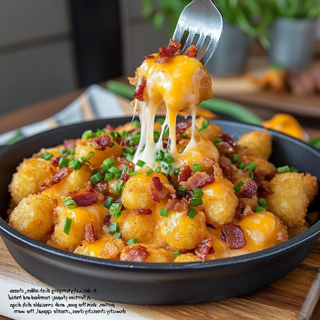 Cheesy Bacon Tater Tots Recipe 