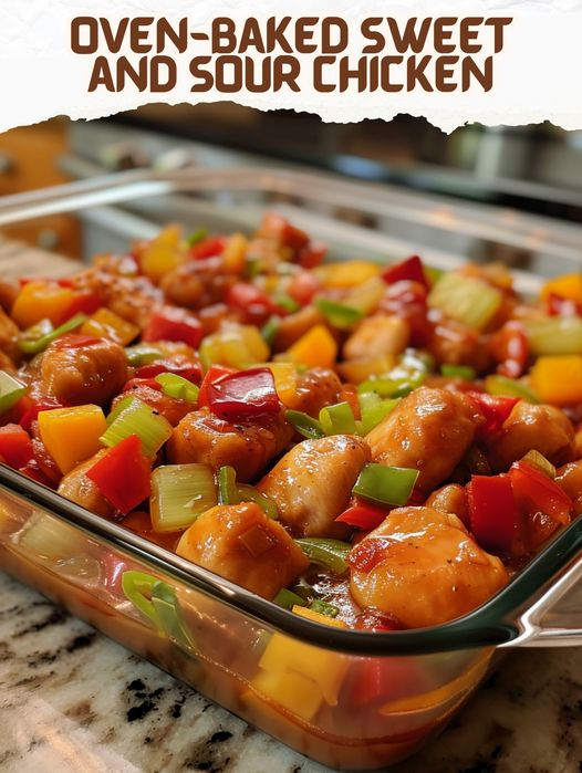 Oven-Baked Sweet and Sour Chicken Delight