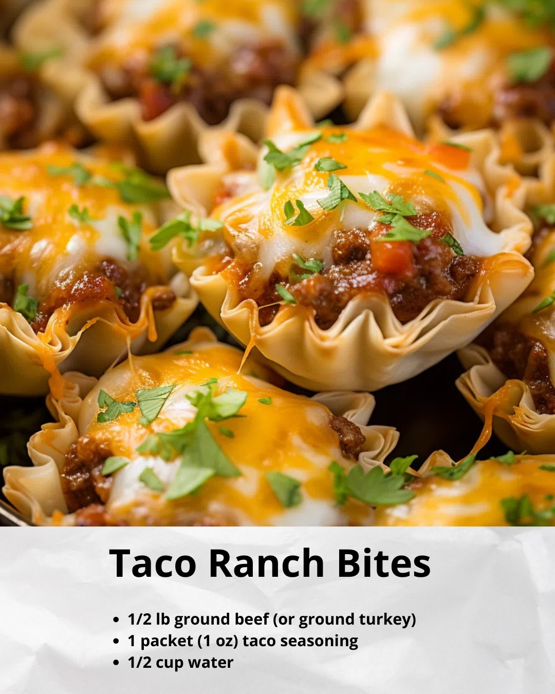 Taco Ranch Bites