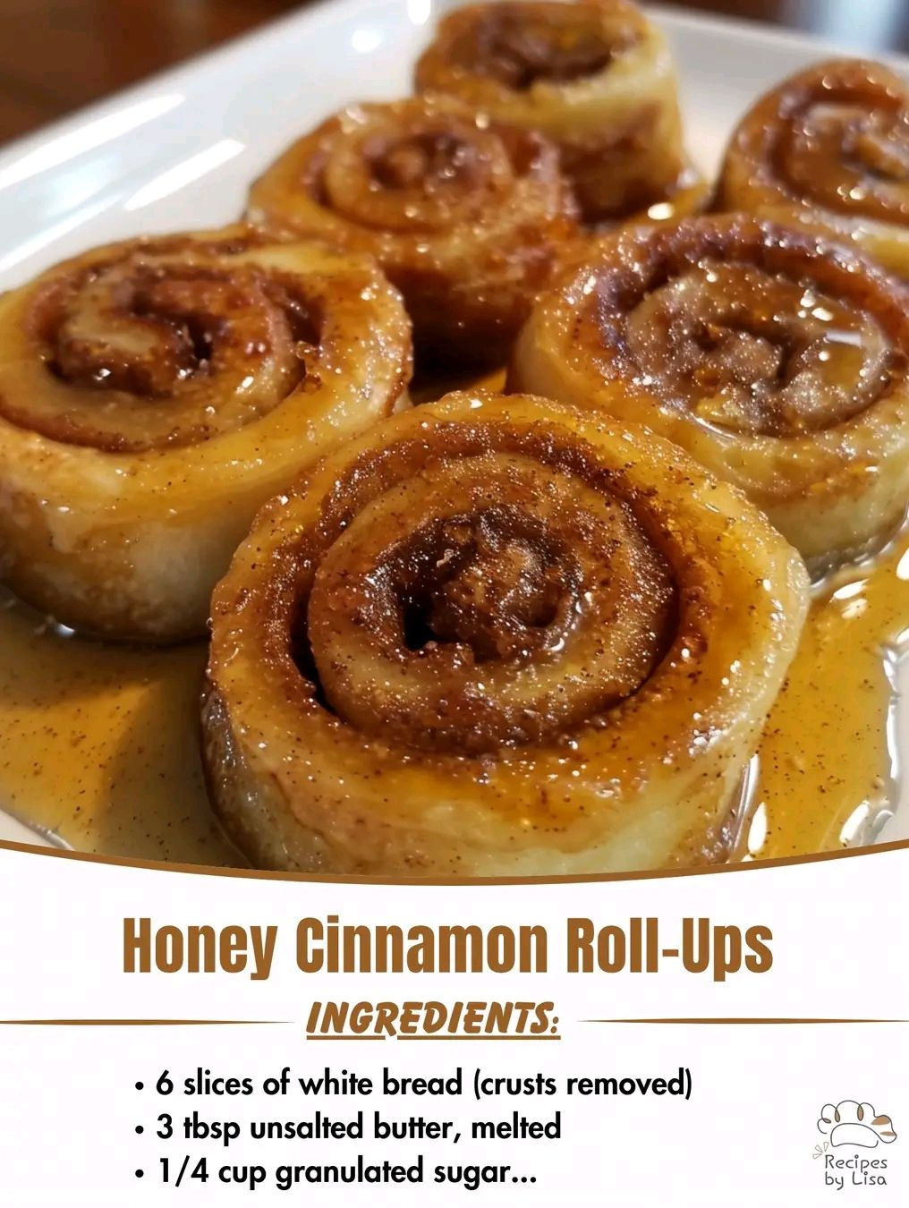 Honey Cinnamon Roll-Ups