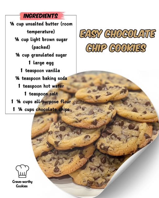 Easy Chocolate Chip Cookies