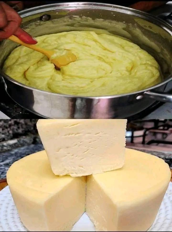 Homemade Cheese with Milk and Vinegar