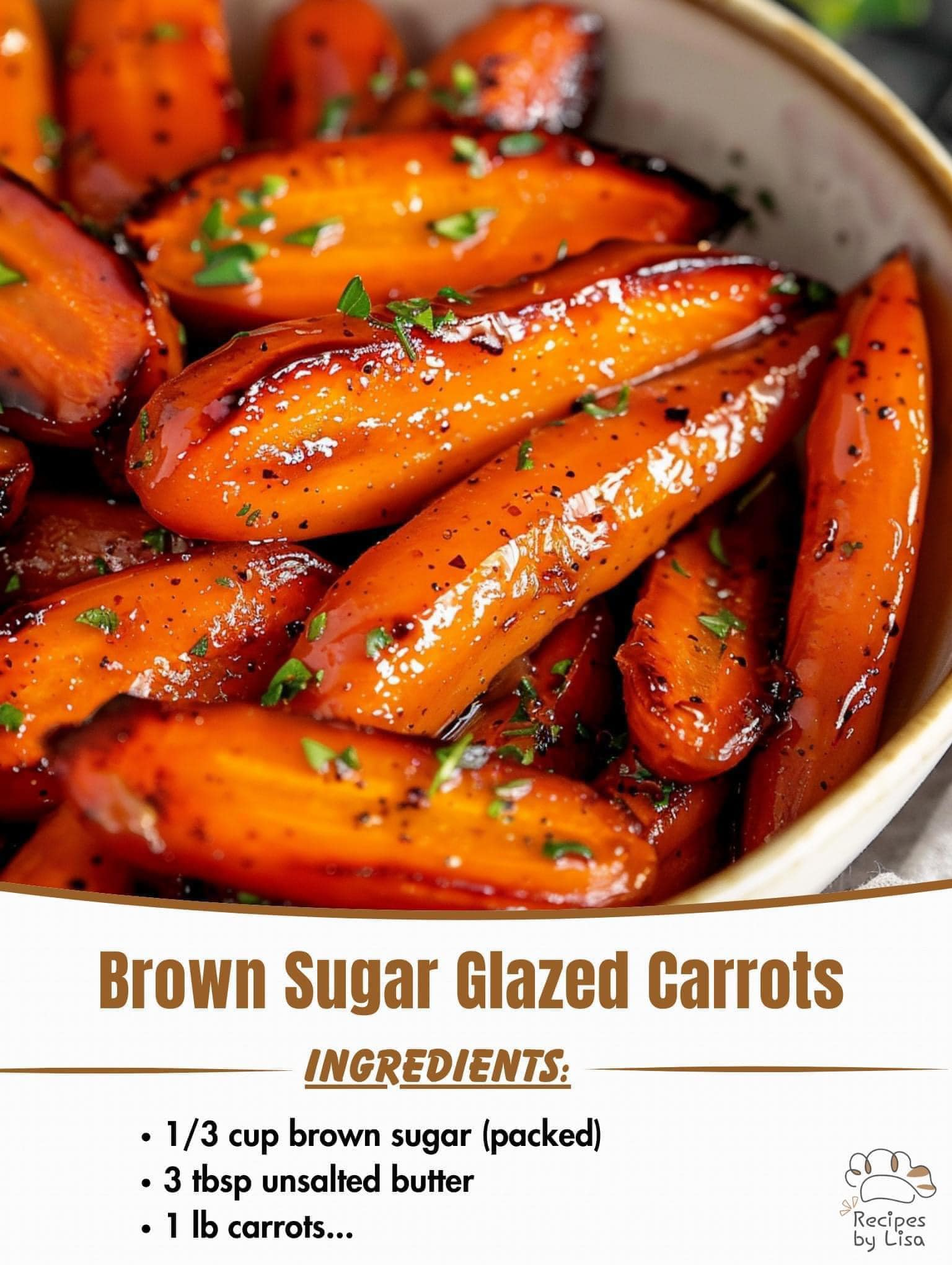 Brown Sugar Glazed Carrots Recipe