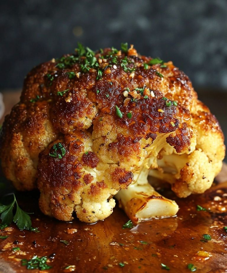 Classic Whole Roasted Cauliflower Recipe