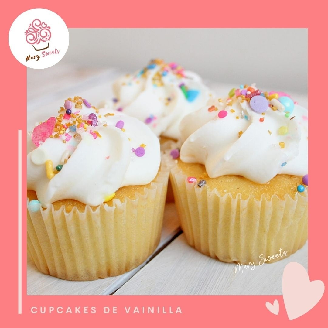  CUPCAKES DE VAINILLA 