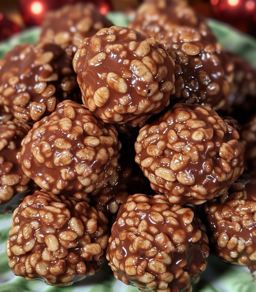 Chocolate Rice Krispie Balls